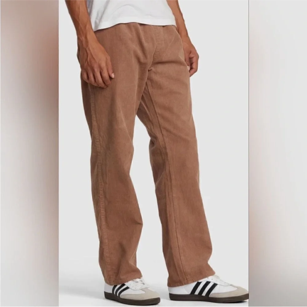 RVCA NWT Americana Elastic Cord Pants - Picture 2 of 5
